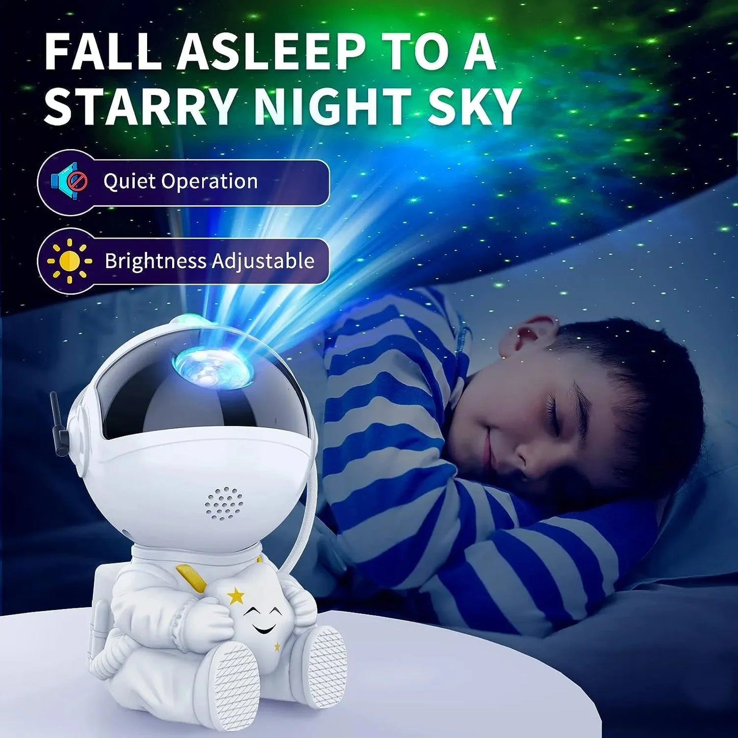 Stjärnprojektor Astronautlampa