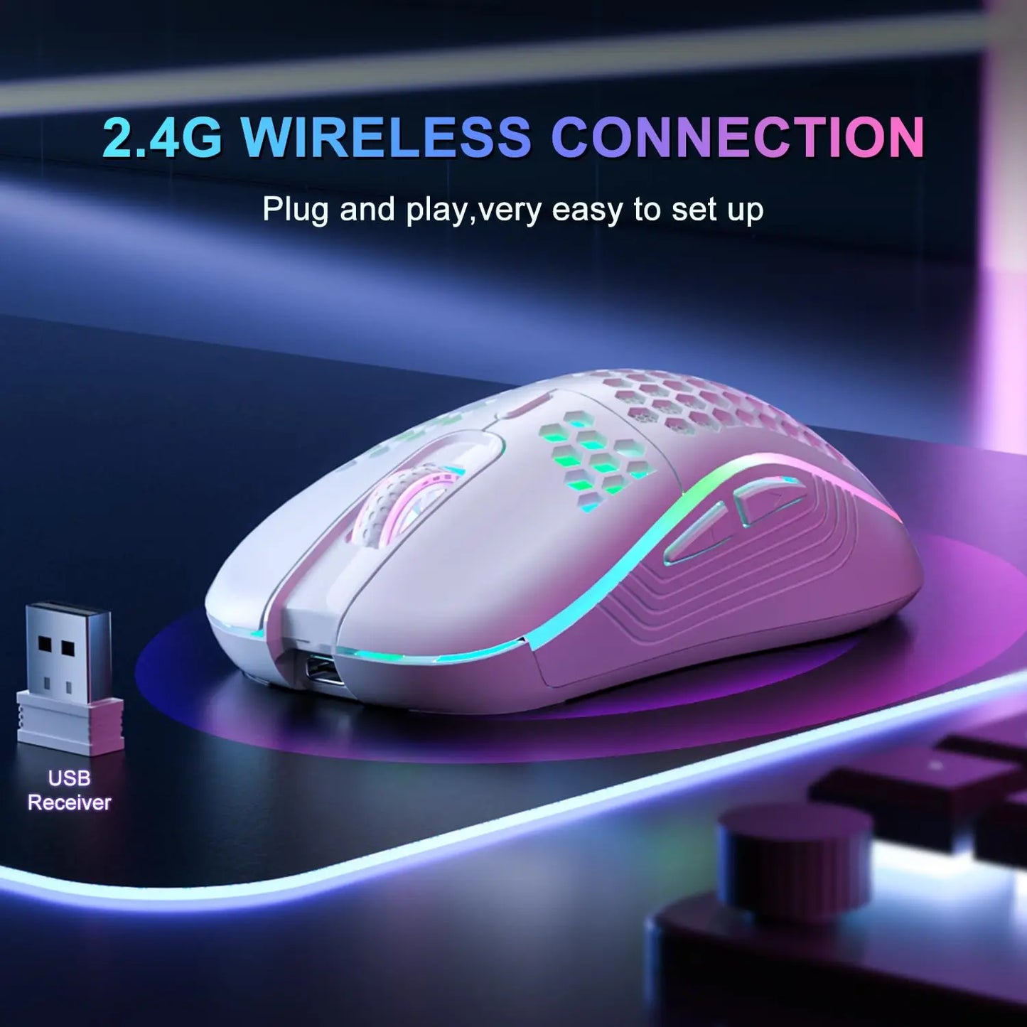 Trådlös Ergonomisk Gamingmus