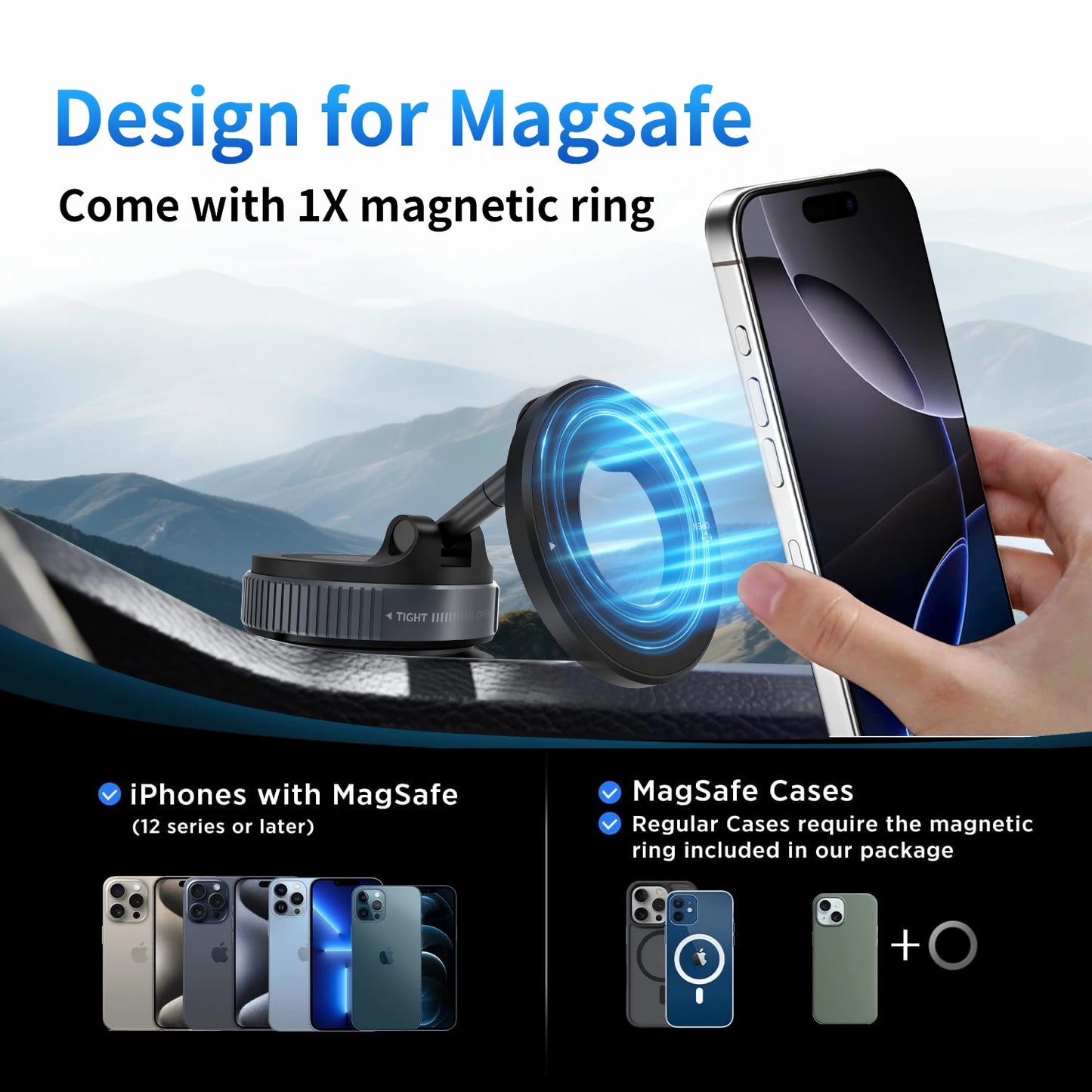 Magnetisk Mobilhållare Bil