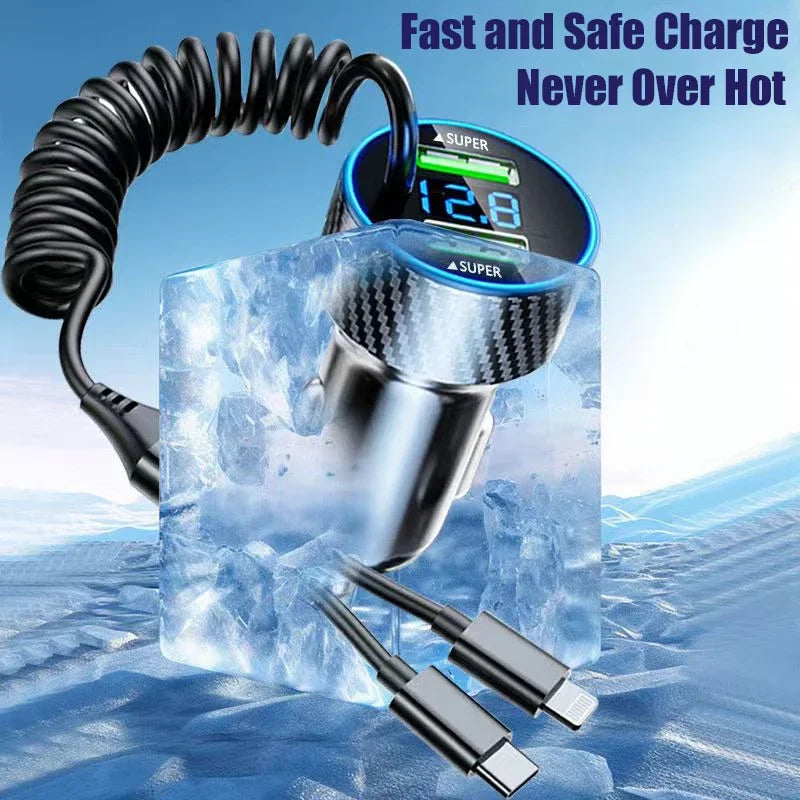 USB Billaddare 4-i-1