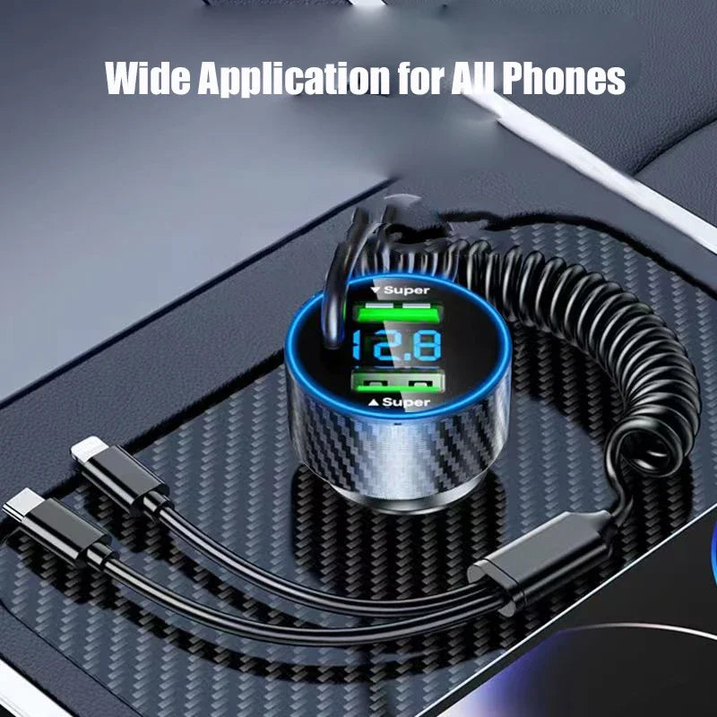 USB Billaddare 4-i-1