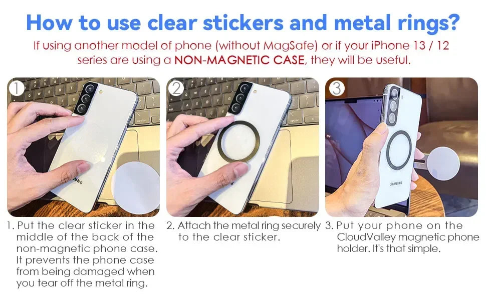 Magnetisk Mobilhållare