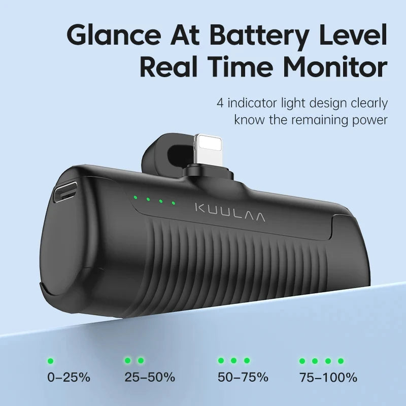 KUULAA Mini Powerbank 4500mAh