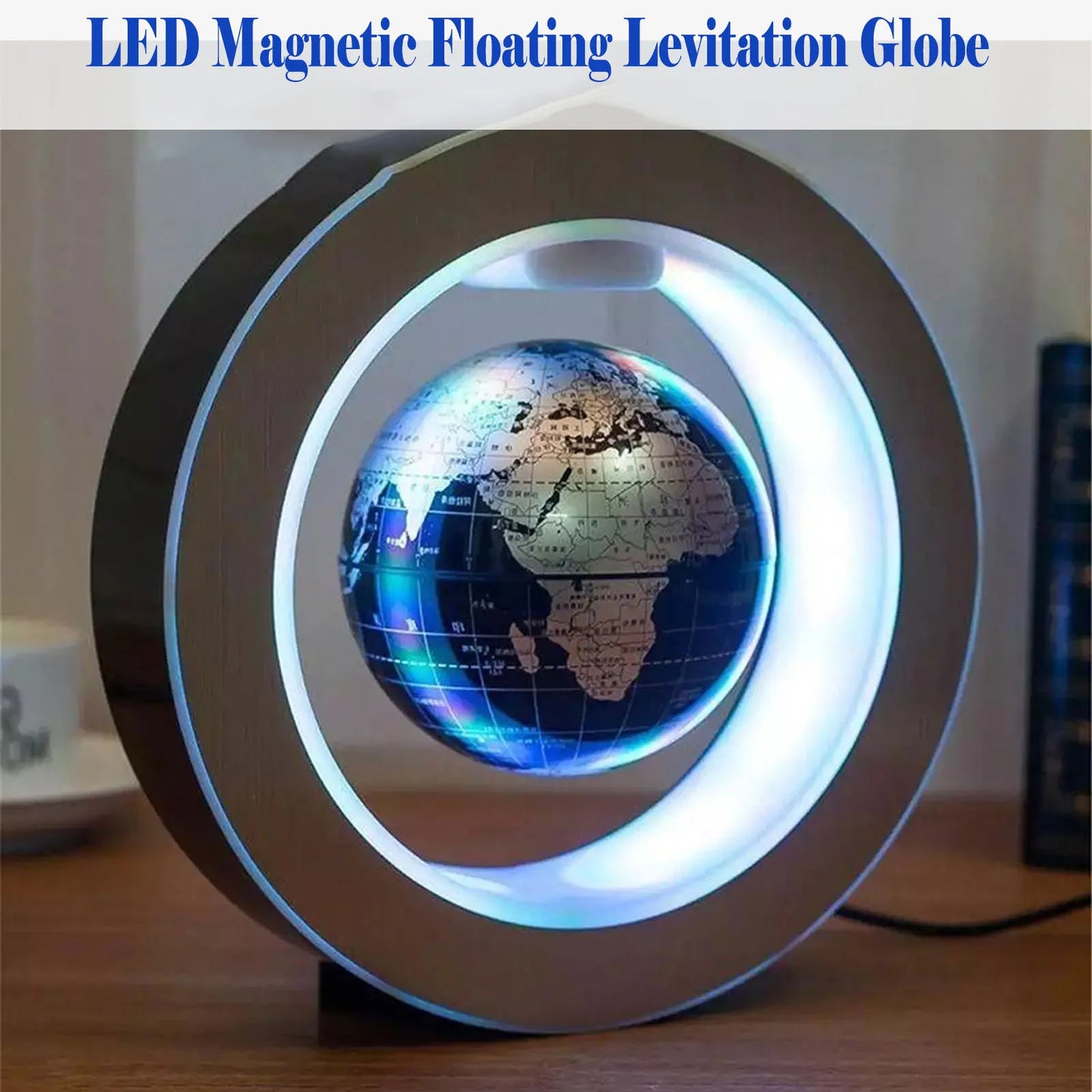 Magnetisk Jordglobslampa med LED-ljus