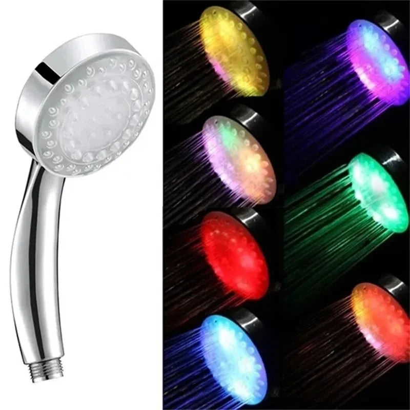Färgglad LED-Dusch – Vattensnål & Självlysande