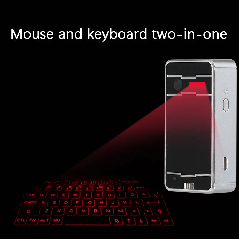 Bluetooth Lasertangentbord med Musfunktion