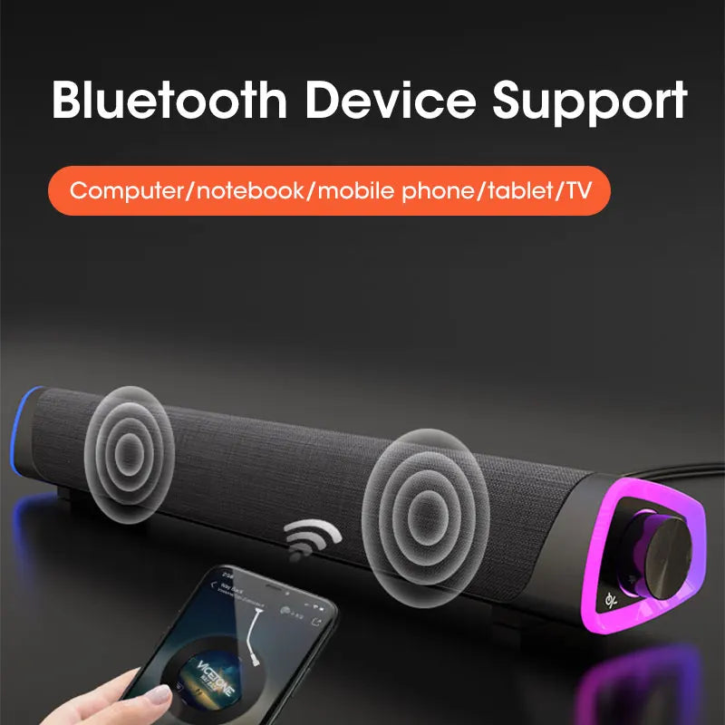 4D Bluetooth Soundbar för Laptop & PC