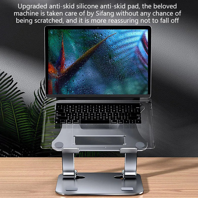 SleekFold Laptopställ i Aluminium
