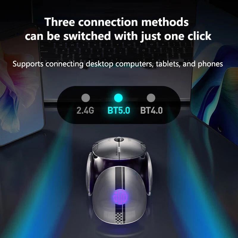 Inphic X2 Tyst Gamingmus med Bluetooth