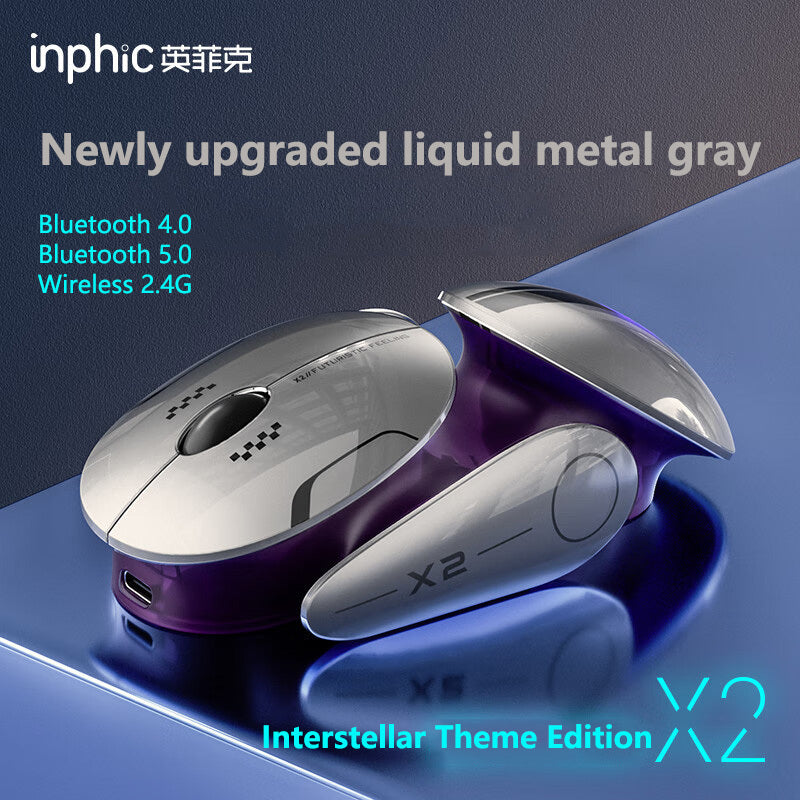 Inphic X2 Tyst Gamingmus med Bluetooth