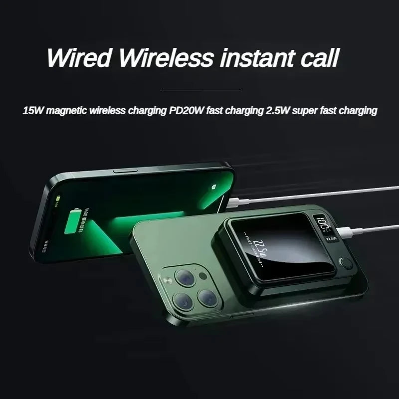 Magnetisk Powerbank – 20000mAh Snabbladdning