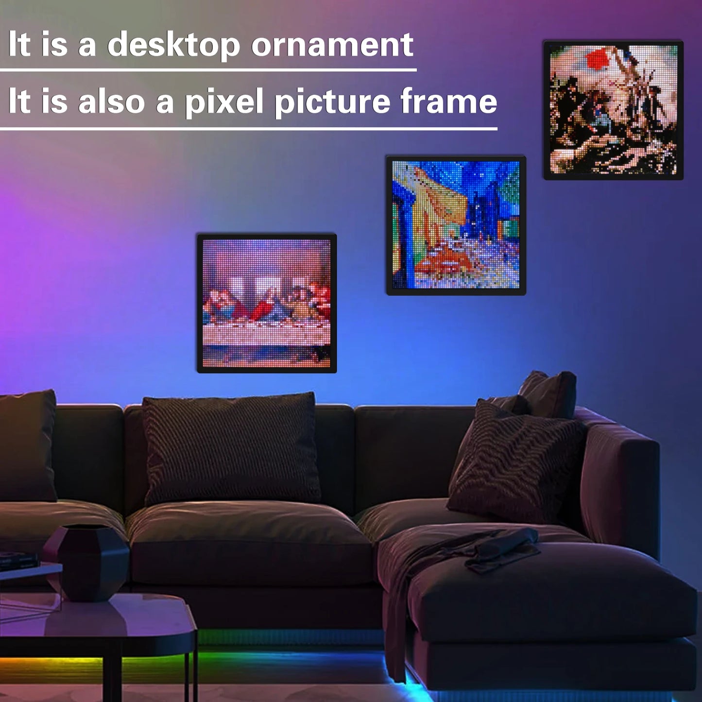 RGB LED-Matris 32x32 med Bluetooth-styrning
