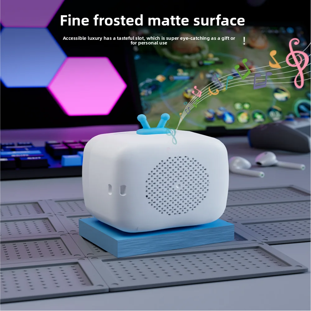 Kompakt Bluetooth-högtalare med Flera Funktioner