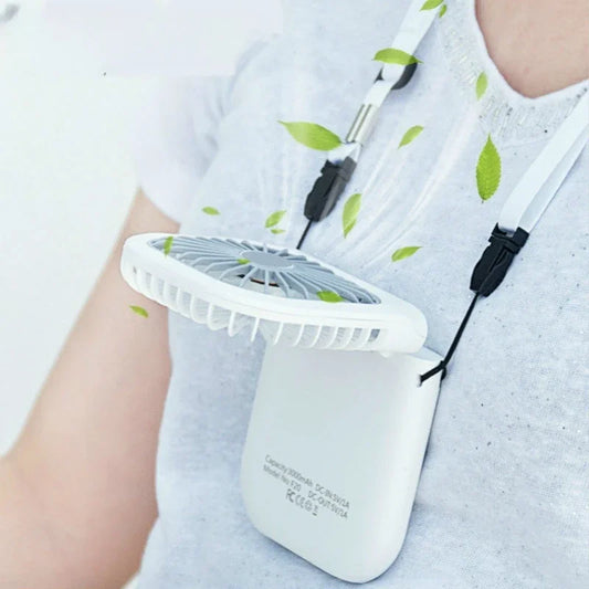 Nackfläkt med Powerbank