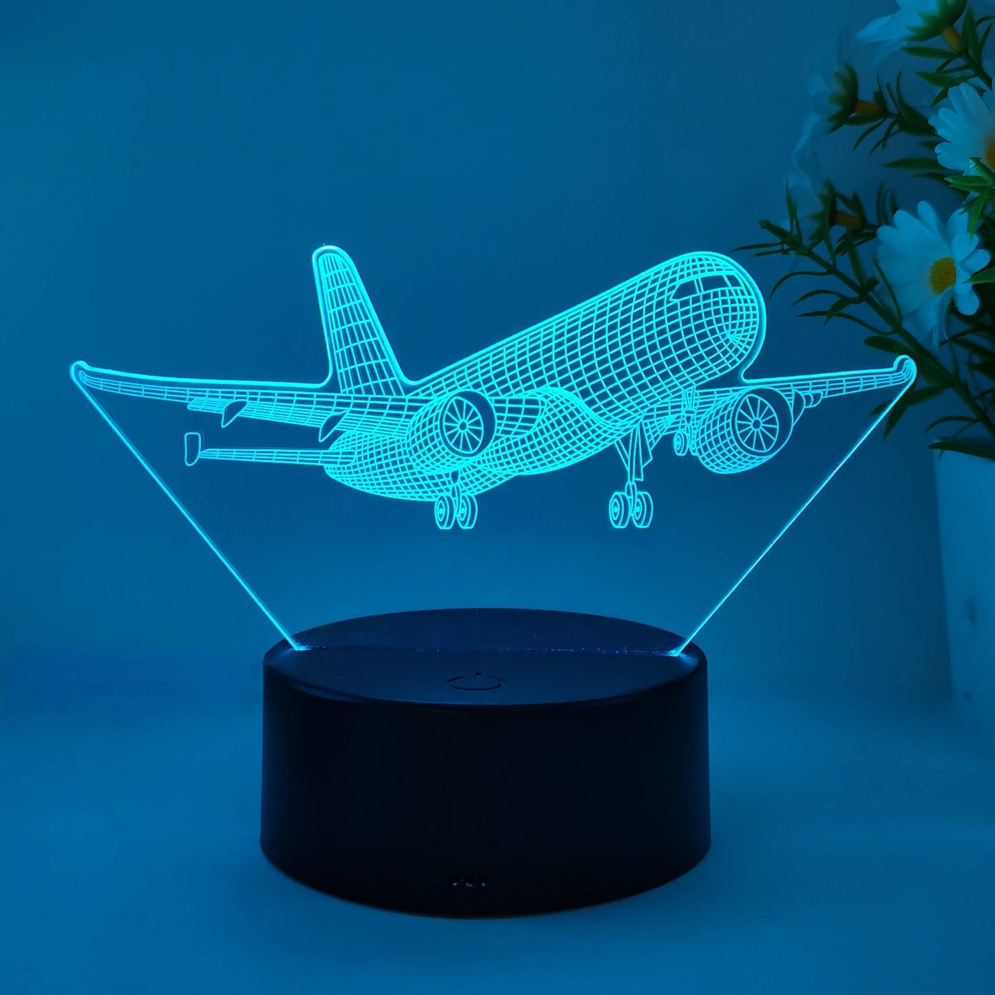 3D Nattlampa Flygplansdesign