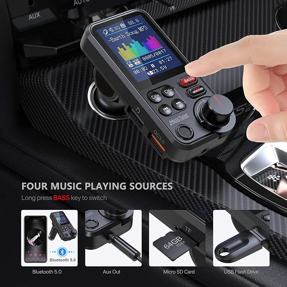 Bluetooth FM-sändare 1.8