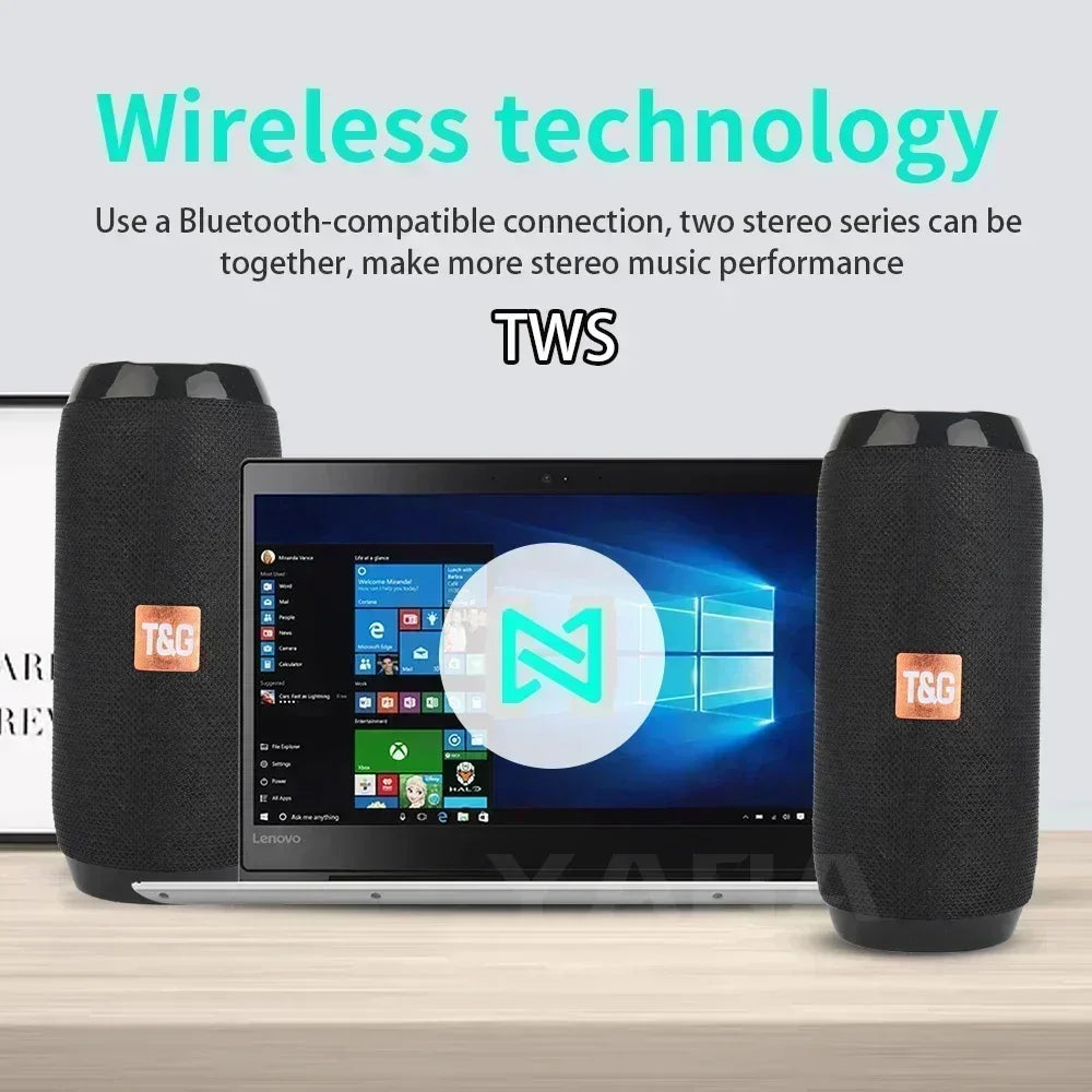 Vattentålig Bluetooth-Högtalare med 3D-ljud