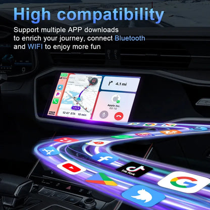 2-i-1 Adapter för CarPlay & Android Auto