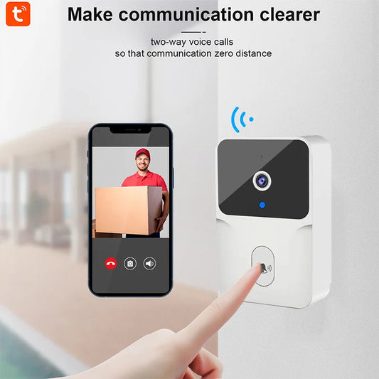 Smart Videodörrklocka med WiFi & Tvåvägsljud