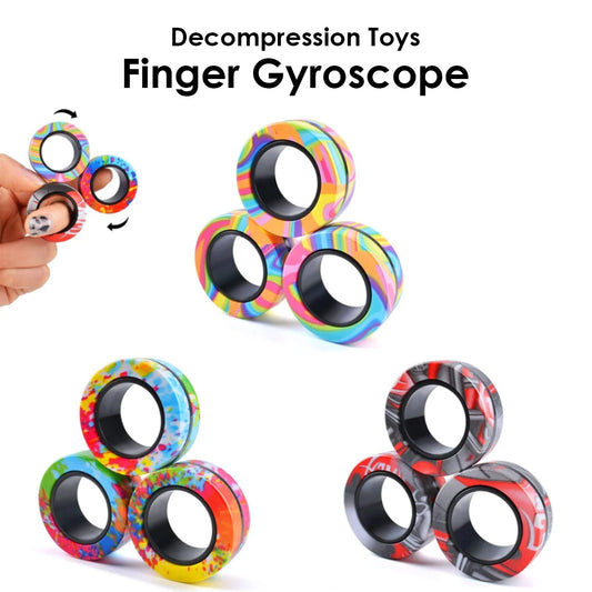 Magnetiska Fidgetringar – Stressleksak