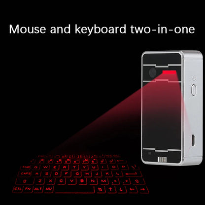 Bluetooth Lasertangentbord med Musfunktion