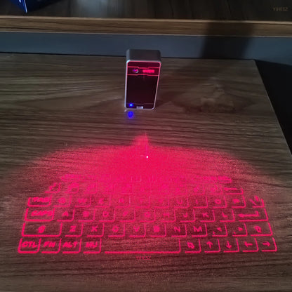 Bluetooth Lasertangentbord med Musfunktion