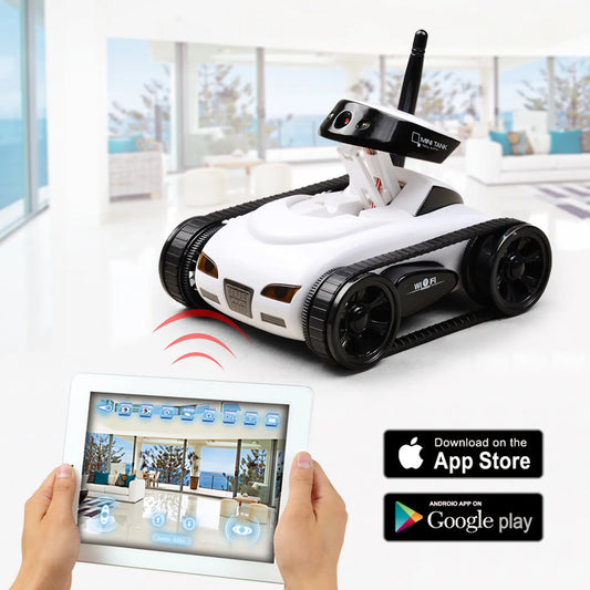 WiFi RC-Stridsvagn med Kamera för Barn