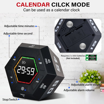 HexaFlip Magnetisk Digital Timer