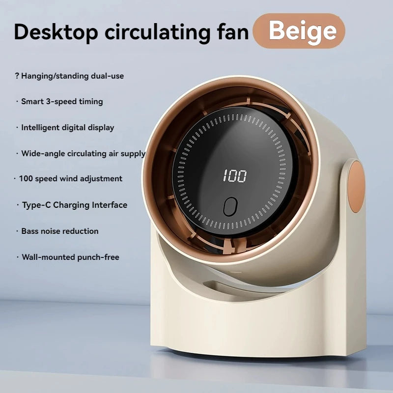 Bladlös USB-Fläkt med Smart Funktion
