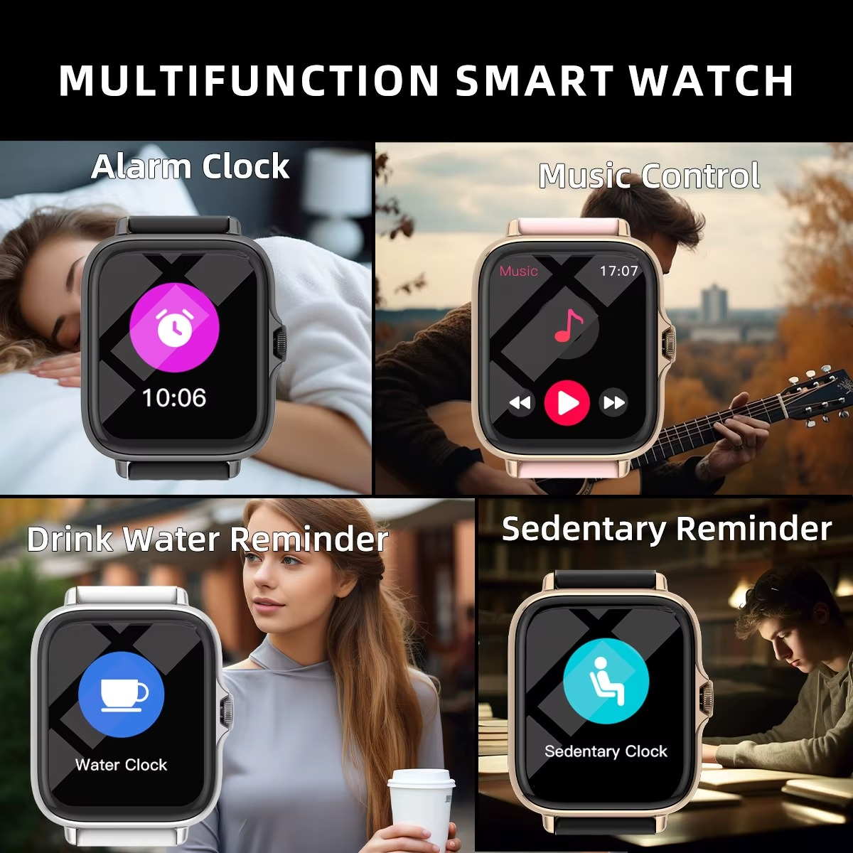 Vattentät smartklocka 1.83"